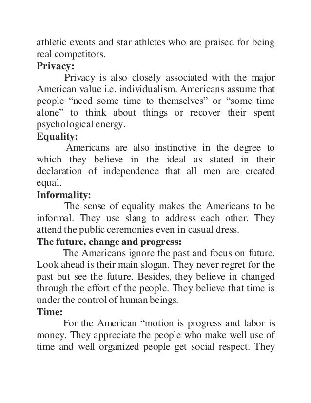 American values sociology picture