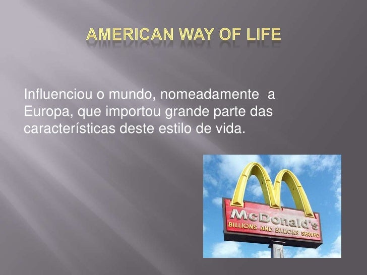American way of life