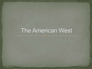 American west