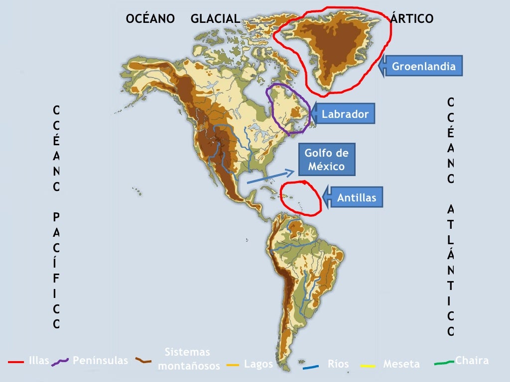 Características Do Relevo Americano Na Porção Oeste