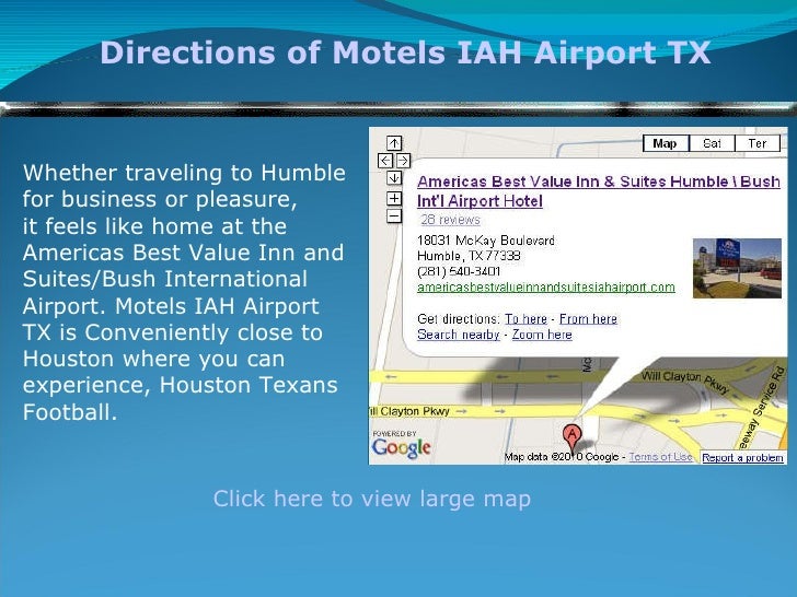 hotel near bush intercontinental