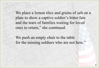 America's white table | PPT