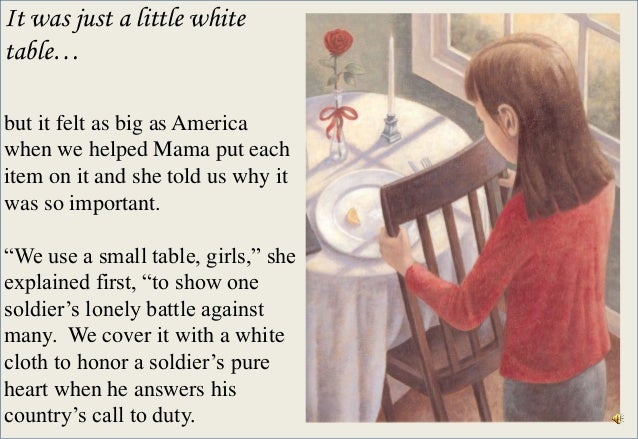 America's white table