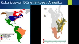 Kolonizasyon Dönemi-Kuzey Amerika
 