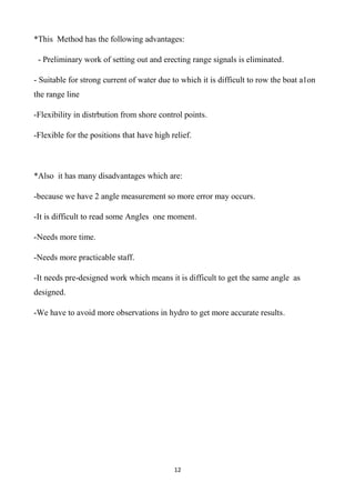 Methods of Shore Observations for Horizontal position Fixing | PDF ...