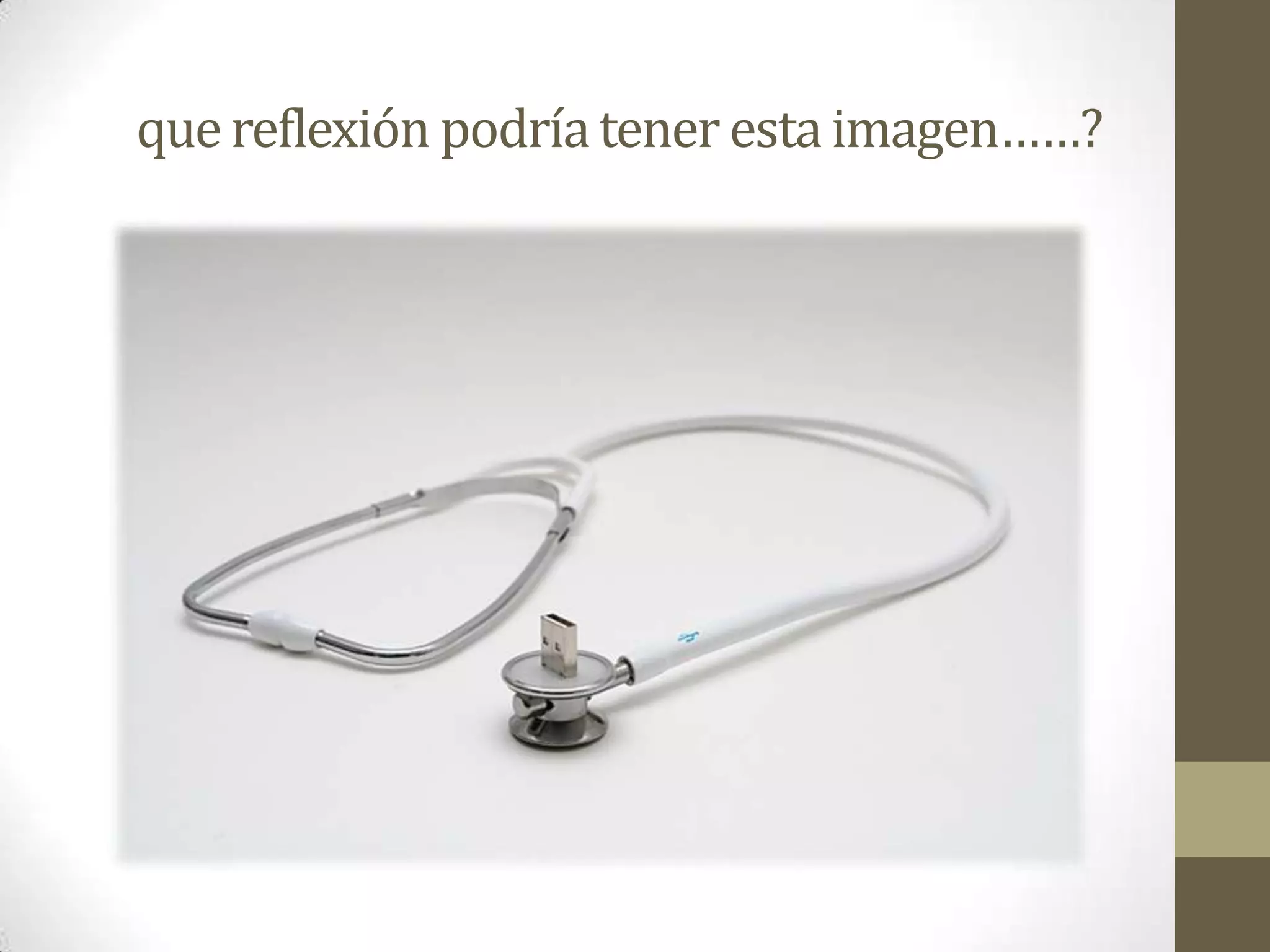 que reflexión podría tener esta imagen……?
 