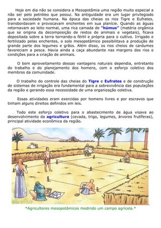 Atividade Povos Da Mesopotâmia, PDF, Mesopotâmia