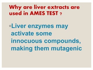 Ames test | PPTX