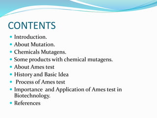 Ames test | PPTX