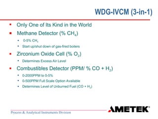 Ametek Oxygen Analysers Presentation o Oxygen analysers | PPT