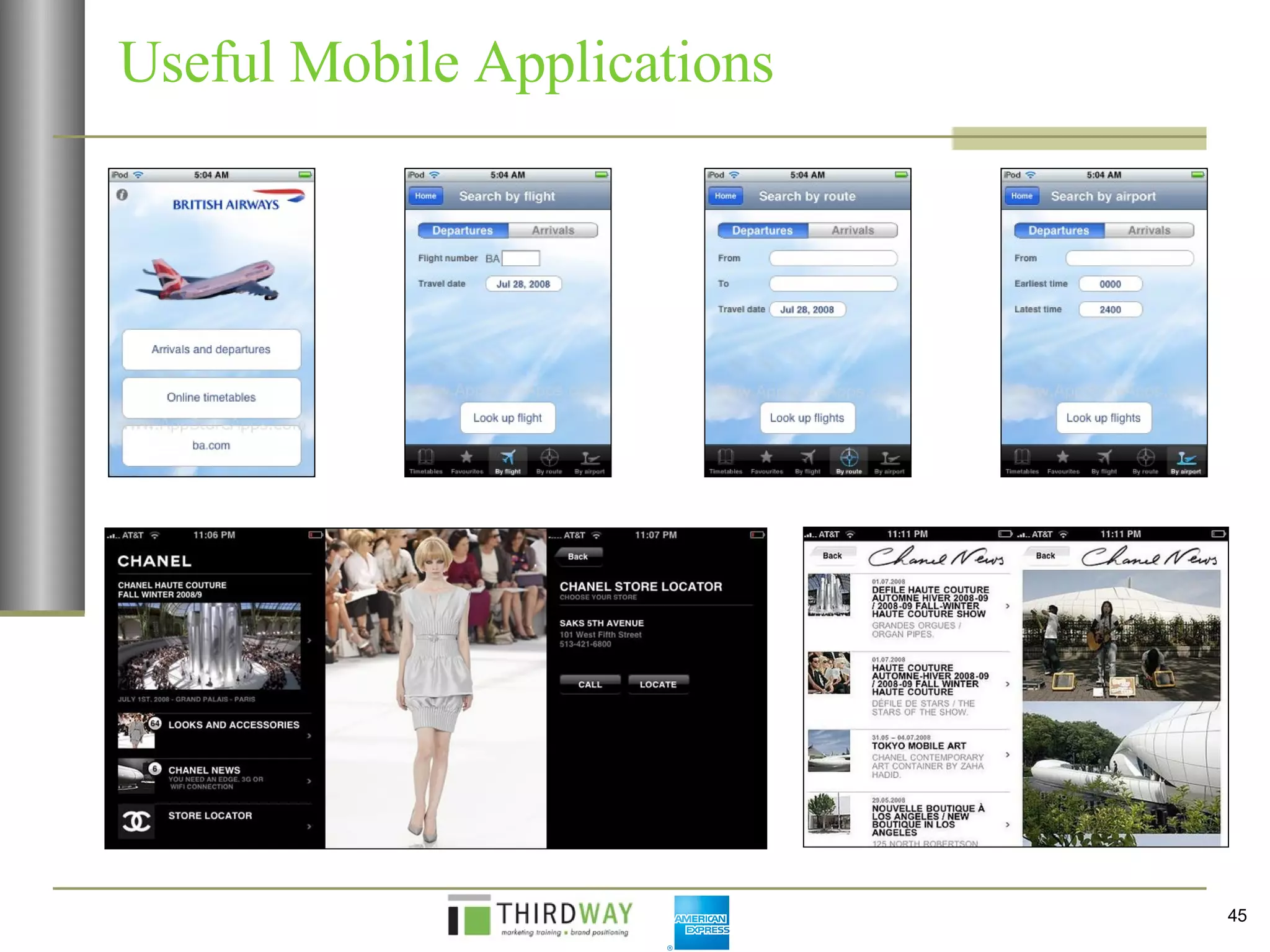 Useful Mobile Applications 