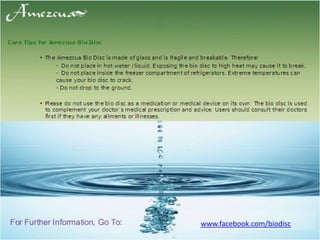 www.facebook.com/biodisc