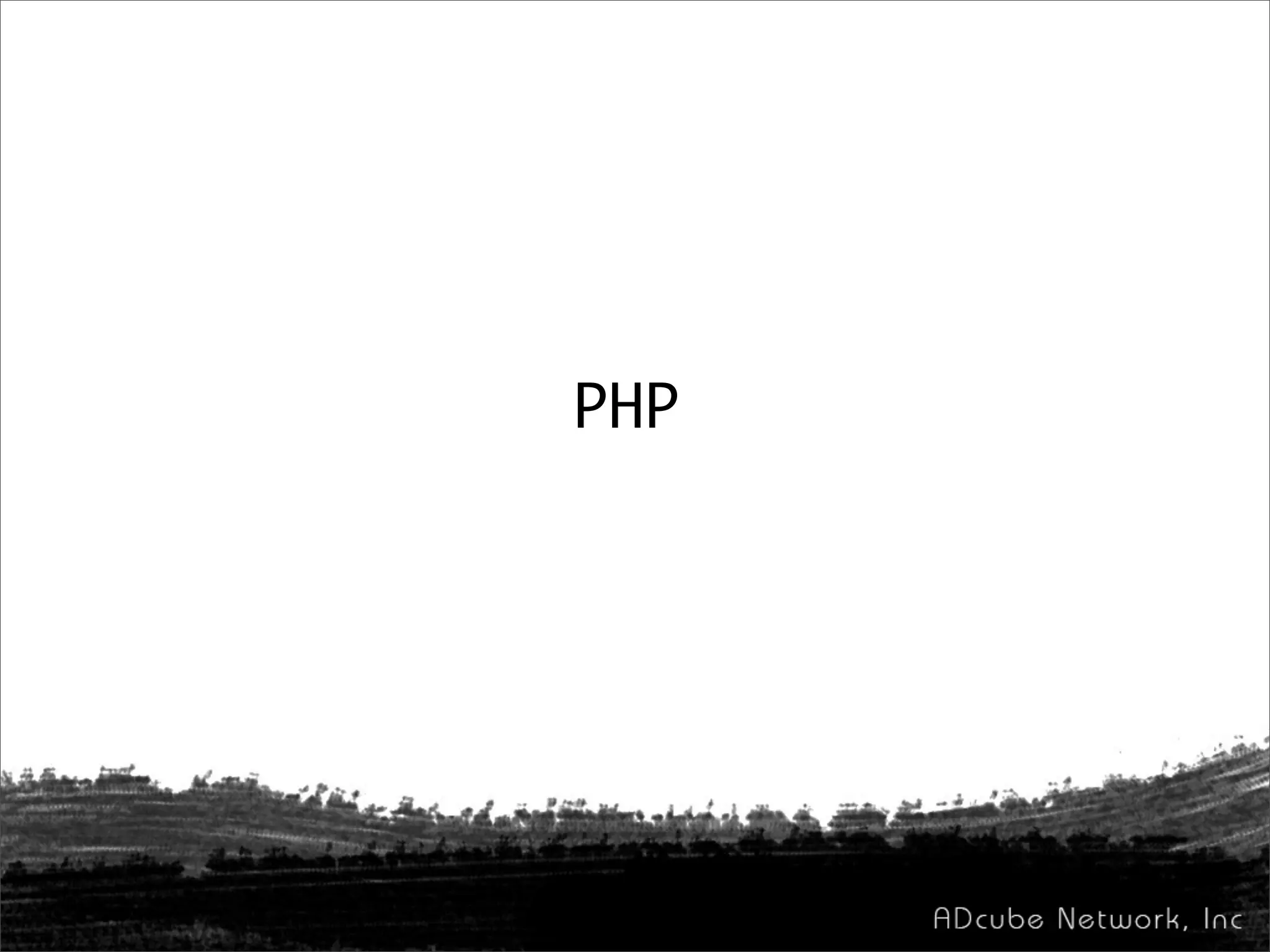 PHP
 