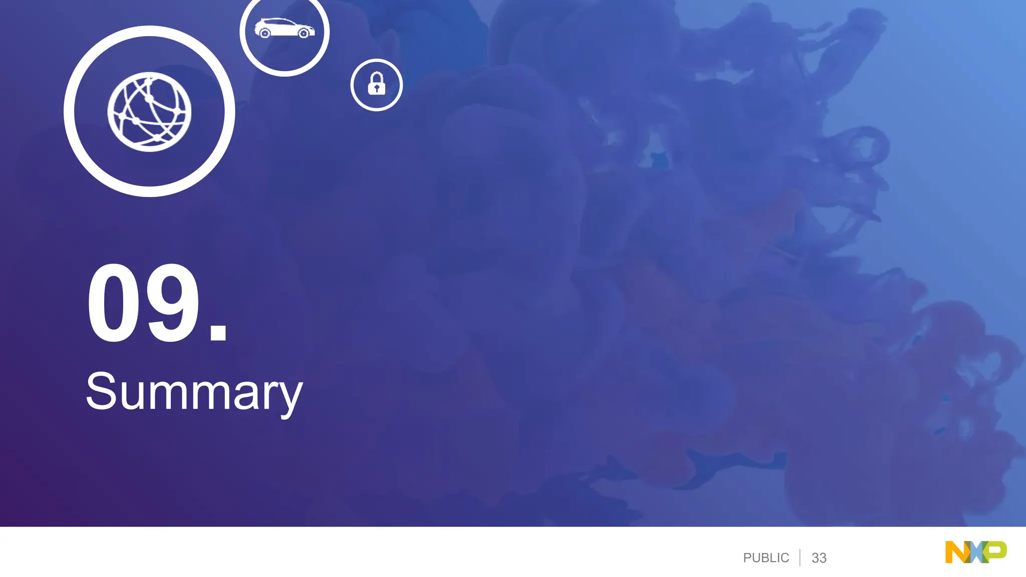 PUBLIC 33
Summary
09.
 