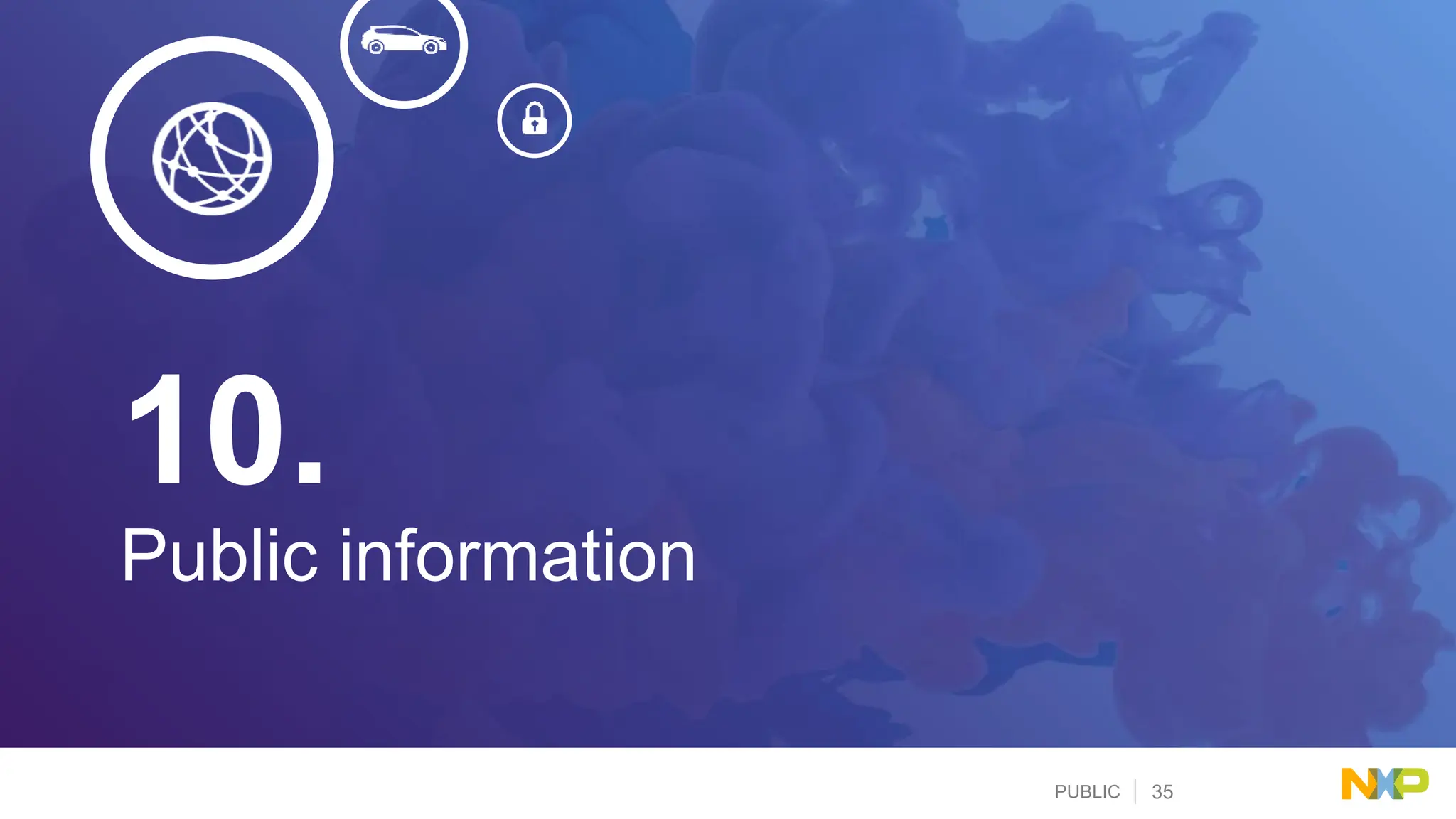 PUBLIC 35
Public information
10.
 