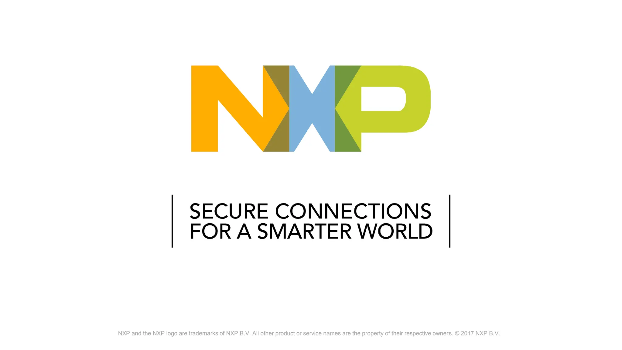 NXP and the NXP logo are trademarks of NXP B.V. All other product or service names are the property of their respective owners. © 2017 NXP B.V.
 