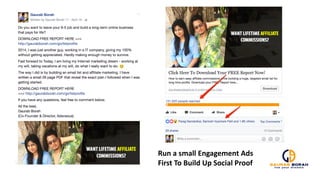 Run	
  a	
  small	
  Engagement	
  Ads	
  
First	
  To	
  Build	
  Up	
  Social	
  Proof
 