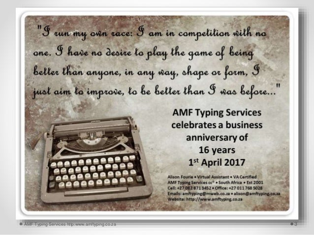 Typing services