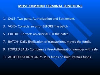 Credit Card Processing Overview | PPT