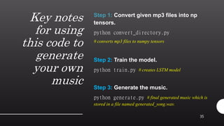 Algorithmic Music Generation | PPTX