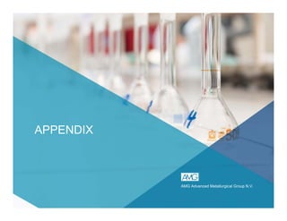 36
APPENDIX
AMG Advanced Metallurgical Group N.V.
 