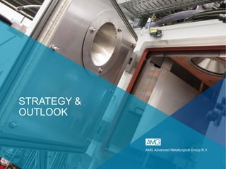STRATEGY &
OUTLOOK
AMG Advanced Metallurgical Group N.V.
 