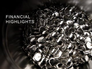FINANCIAL
HIGHLIGHTS
 