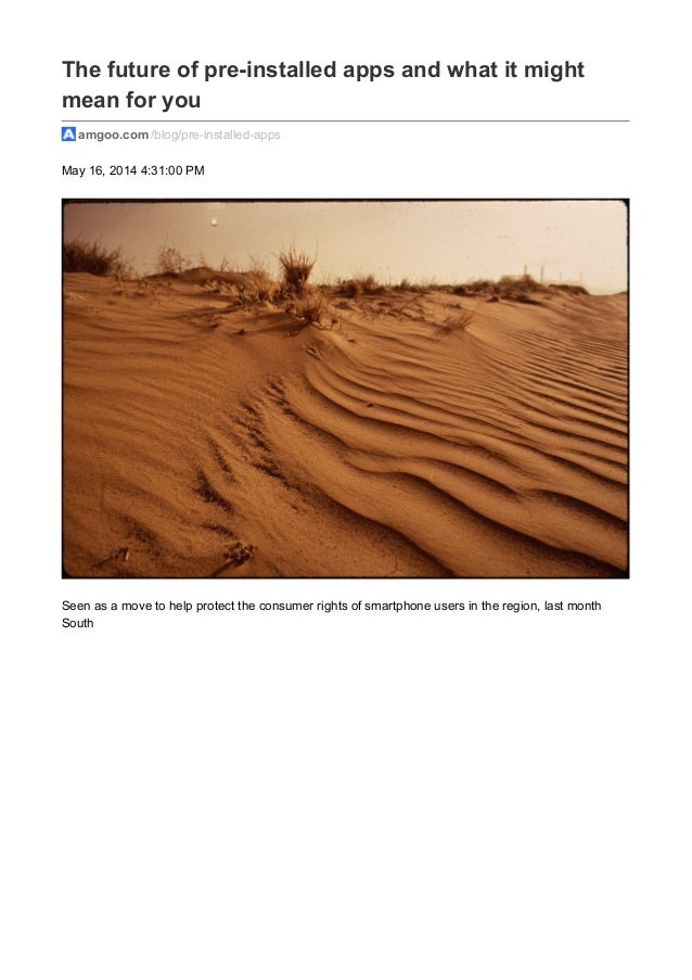 The future of preinstalled apps and what it might mean for you