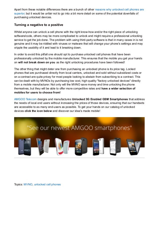 Mvno explainedlocked vs unlocked cell phones