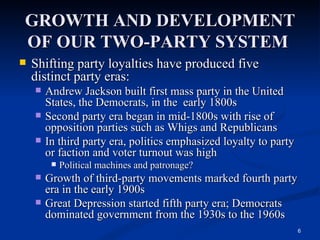 American Government - Chapter 9 - Parties and Campaigns | PPT