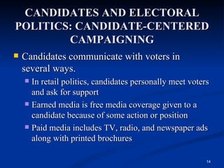 candidate centered politics