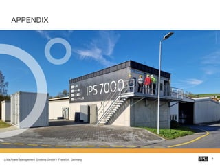 APPENDIX
9
LiVa Power Management Systems GmbH – Frankfurt, Germany
 