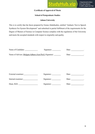 AMHARIC TEXT TO SPEECH SYNTHESIS FOR SYSTEM DEVELOPMENT | PDF