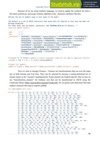 AMHARIC TEXT TO SPEECH SYNTHESIS FOR SYSTEM DEVELOPMENT | PDF