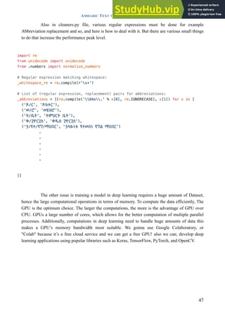 AMHARIC TEXT TO SPEECH SYNTHESIS FOR SYSTEM DEVELOPMENT | PDF