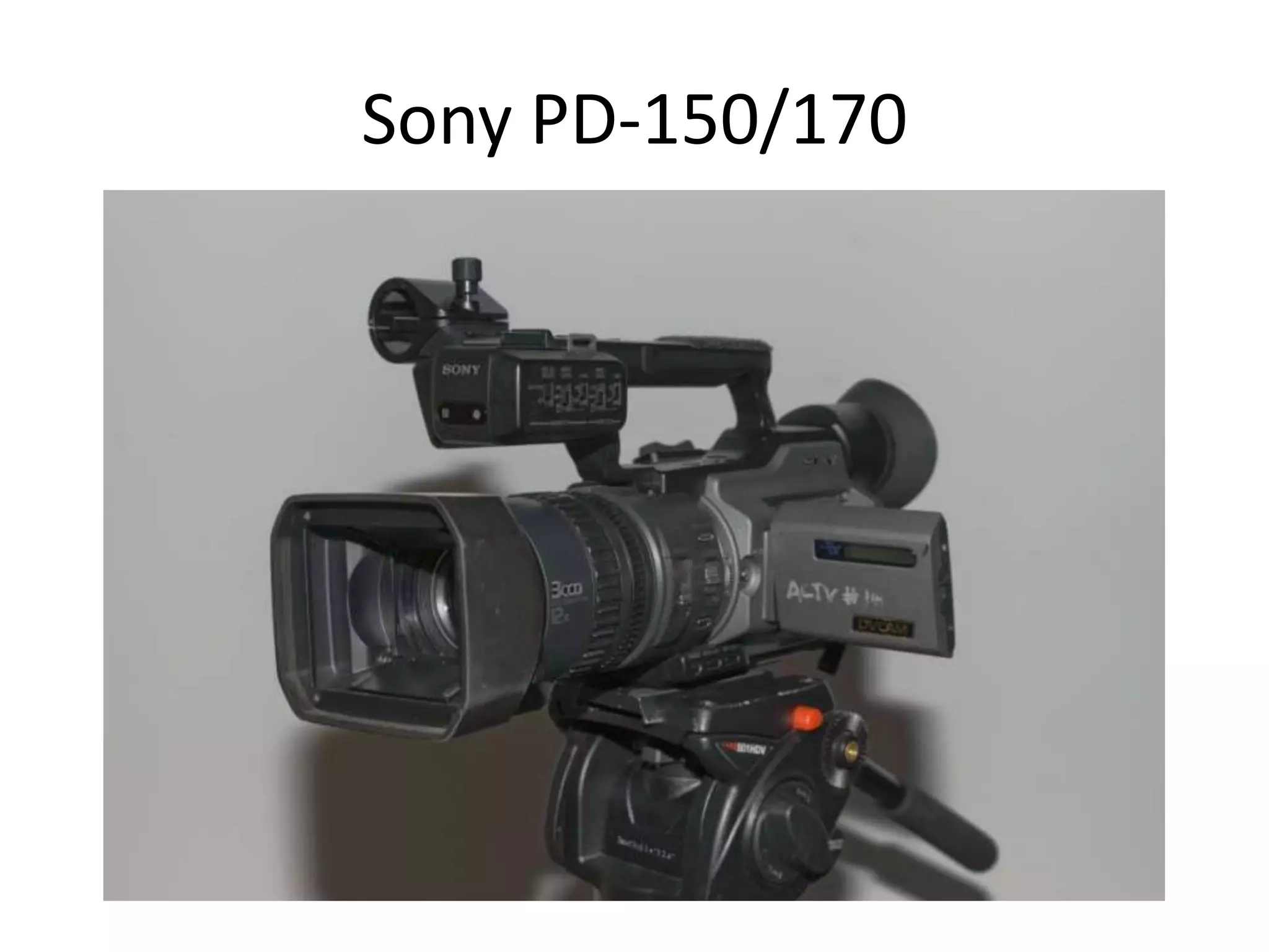 Sony PD-150/170