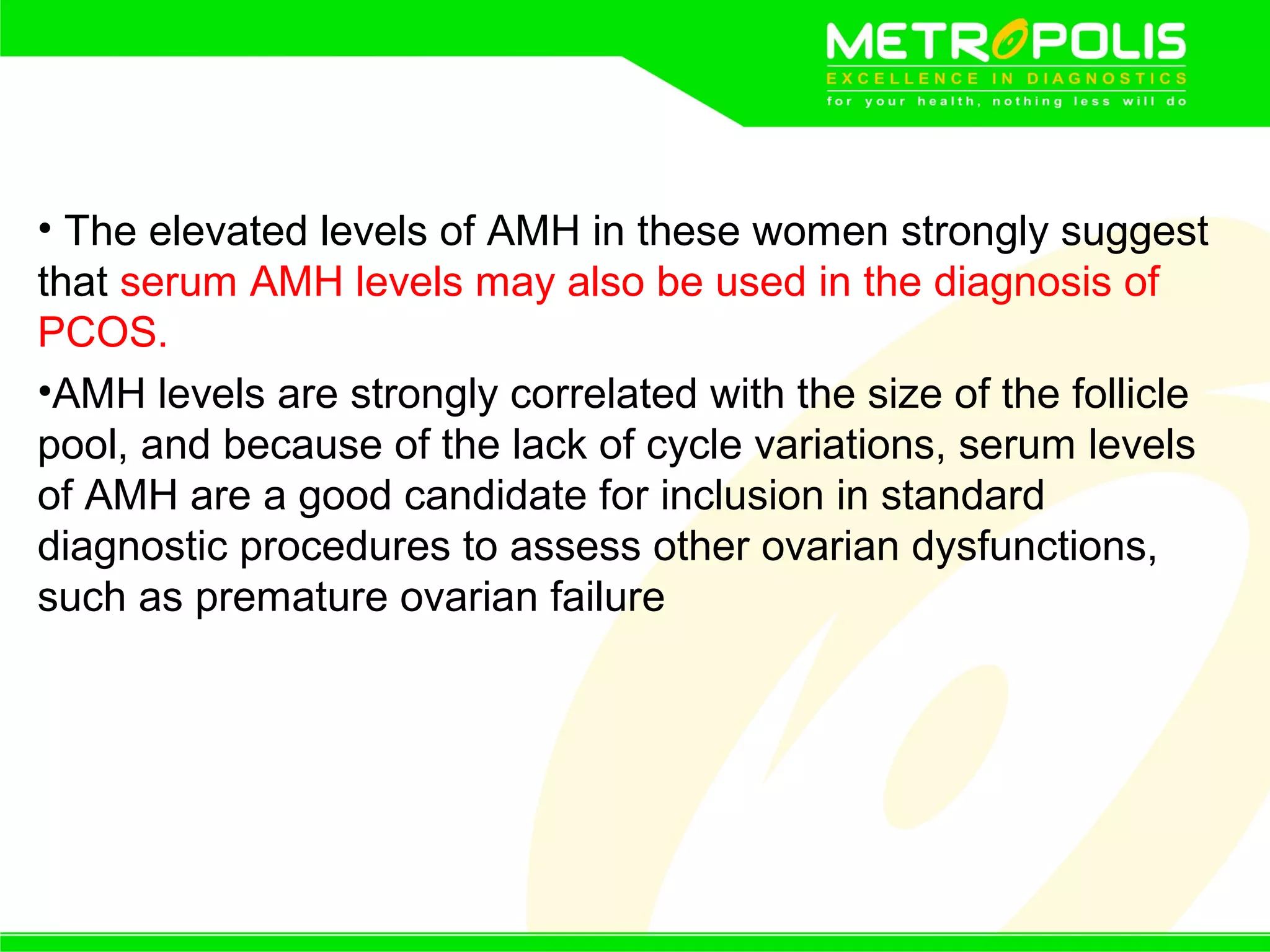 Anti mullerian hormone PPT