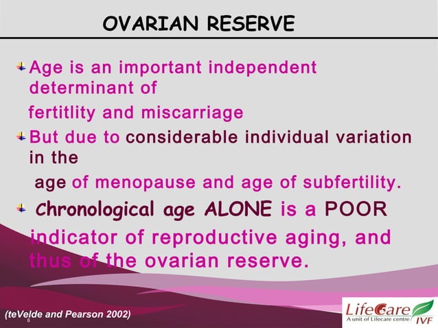 AMH OVARIAN RESERVE MARKER Dr Jyoti Bhasker ,Dr. Sharda Jain Dr. Jyoti ...