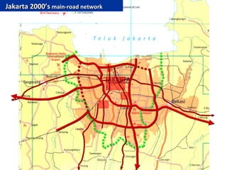 Jakarta 2000’s main-road network
