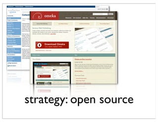 strategy: open source
 