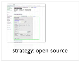 strategy: open source
 