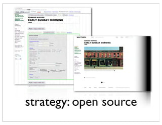 strategy: open source
 