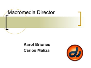 Macromedia Director Karol Briones Carlos Maliza 