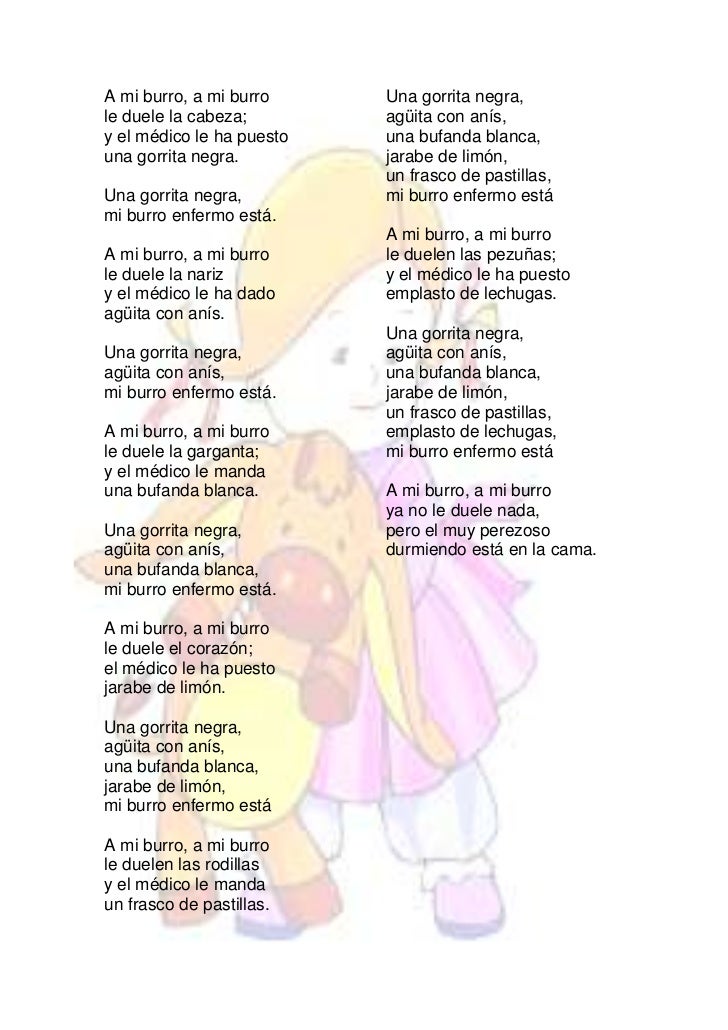 A mi burro