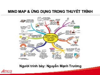 KỸ NĂNG THUYẾT TRÌNH HIỆU QUẢ
MIND MAP & ỨNG DỤNG TRONG THUYẾT TRÌNHMIND MAP & ỨNG DỤNG TRONG THUYẾT TRÌNH
1
Người trình bày: Nguyễn Mạnh Trường
 