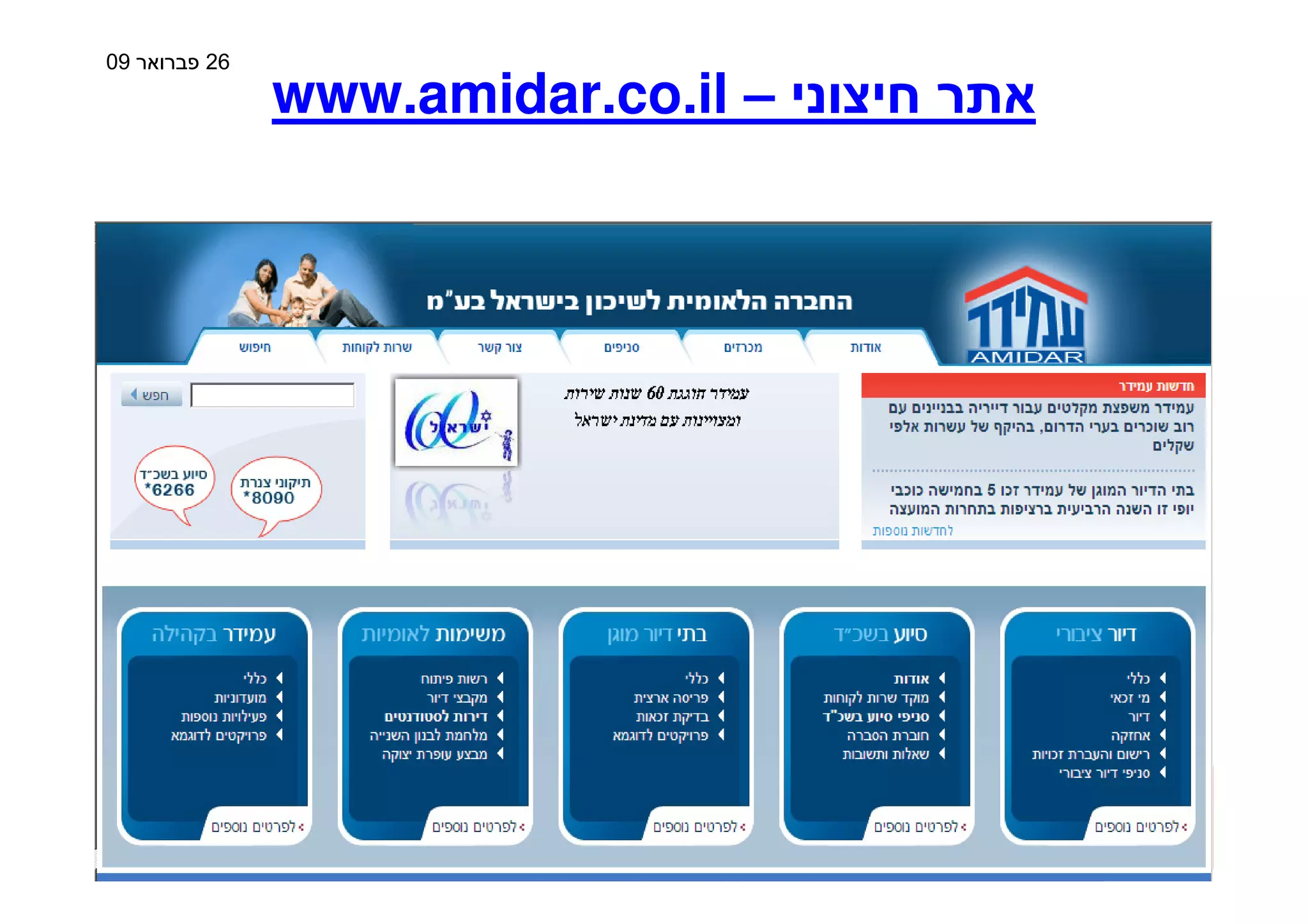 Amidar Housing - Web Sphere Portal