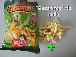 “ Gusanitos” de millo + 
