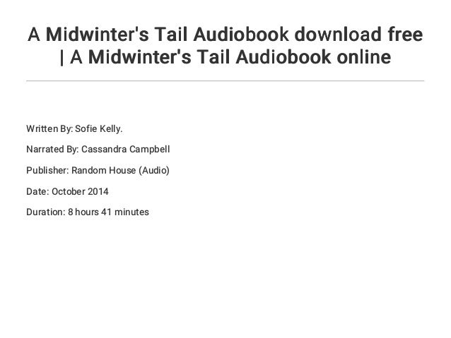 A Midwinter s Tail Audiobook Download Free A Midwinter s Tail Audio 