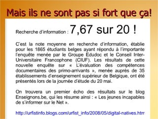 Mais ils ne sont pas si fort que ça!
 