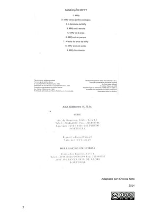 2
Adaptado por: Cristina Neto
2014
 